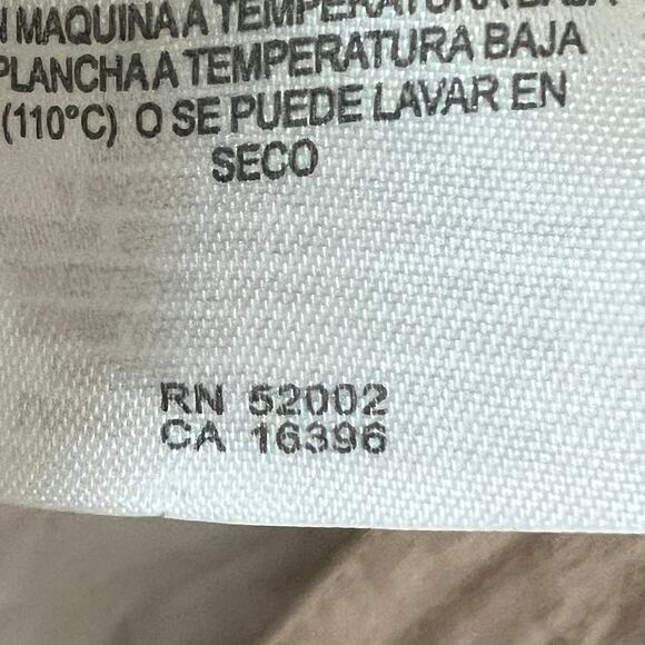 Liz Claiborne Jackie Linen Drawstring Wide Leg Trouser Pants Womens Size 4 Beige - Picture 9 of 10